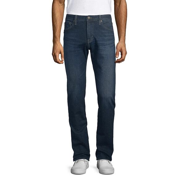 AG Adriano Goldschmied‎ Jeans Mens 38x34 Blue Straight Stretch Mid Rise Denim - Picture 3 of 14